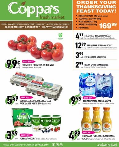 Coppa's Weekly Flyer