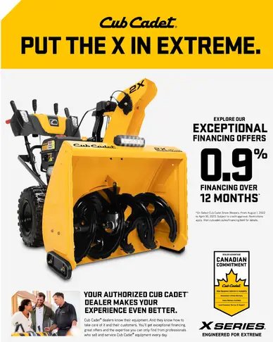 Cub Cadet Put the X in Extreme