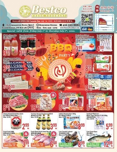 Bestco Fresh Food Mart Circulaire hebdomadaire