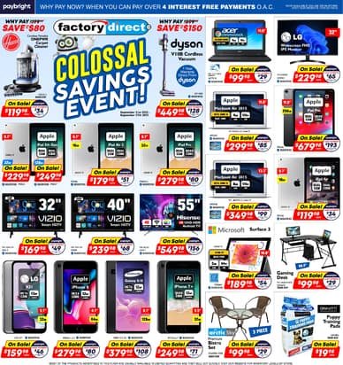 Factory Direct Weekly Flyer