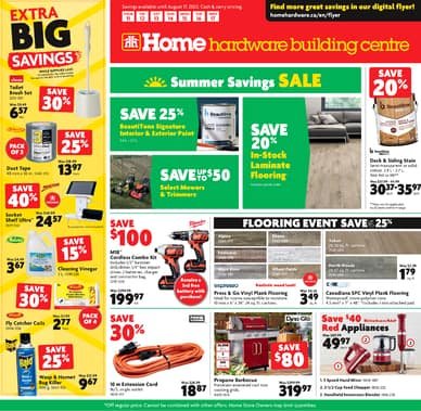 Home Hardware Building Centre Summer Savings Sale