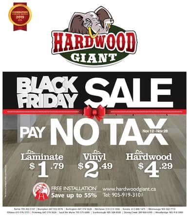 Hardwood Giant Monthly Flyer
