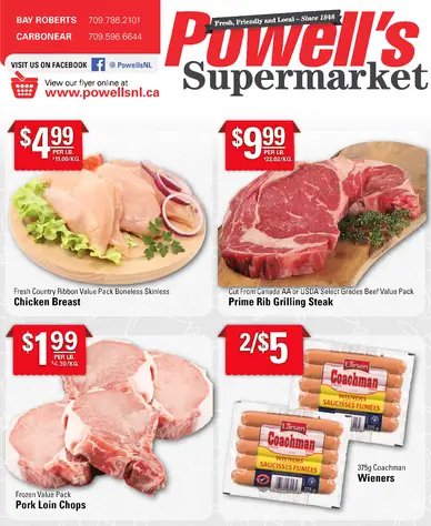 Powell's Supermarket Weekly Flyer