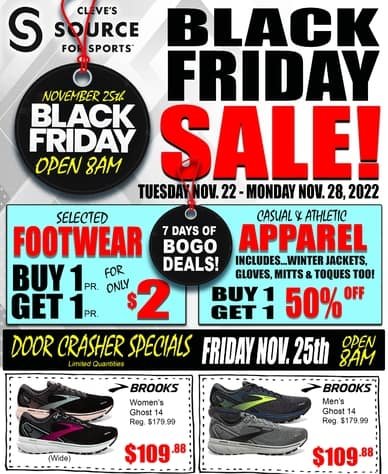 Cleve's Source for Sports Black Friday