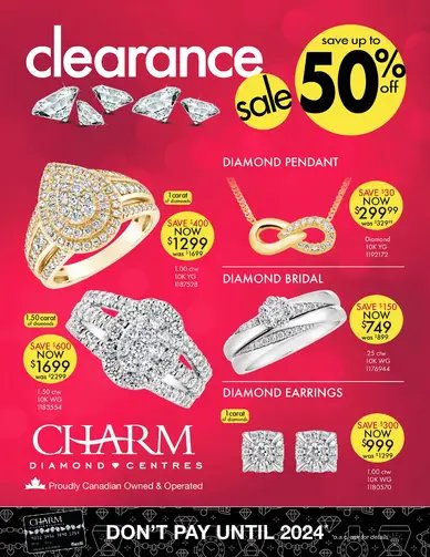 Charm Diamond Centres Clearance Sale