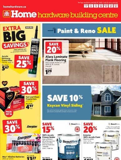 Home Hardware Building Centre Paint and Reno Sale