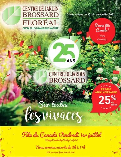 Centre de Jardin Brossard Weekly Flyer