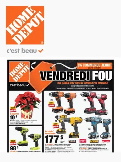 The Home Depot Circulaire hebdomadaire
