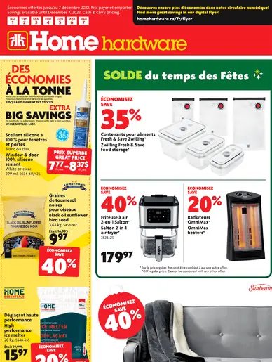 Home Hardware Home for the Holidays Sale