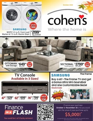 Cohen's Monthly Flyer