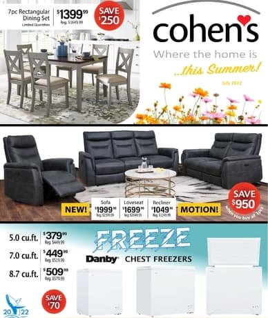 Cohen's Monthly Flyer