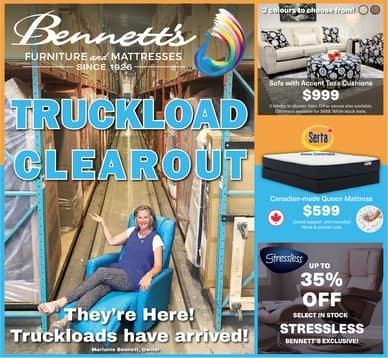Bennett's Home Furniture and Mattresses Truckload Clearout