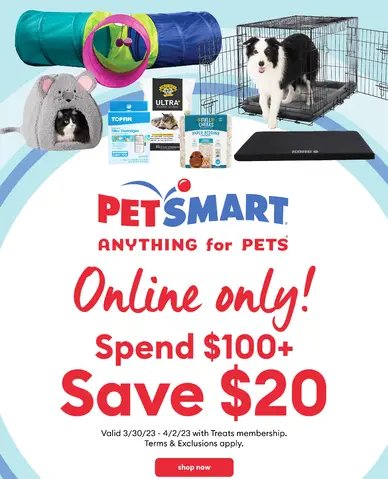 PetSmart En ligne seulement!