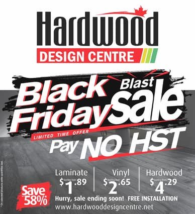 Hardwood Design Centre Monthly Flyer