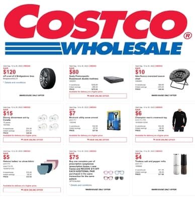 Costco Wholesale Two-Week Flyer