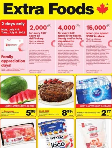 Extra Foods Weekly Flyer