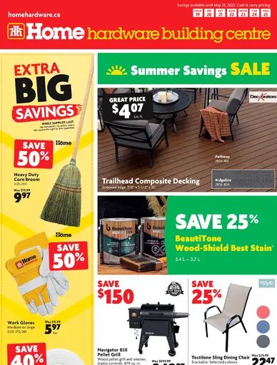 Home Hardware Building Centre Summer Savings Sale