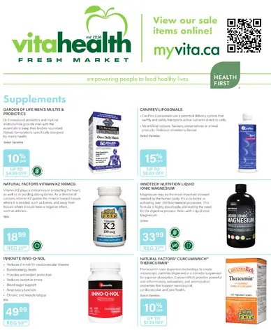 Vita Health Fresh Market Weekly Flyer