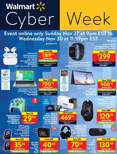 Walmart Cyber Week