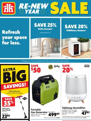 Home Hardware Re-New Year Sale