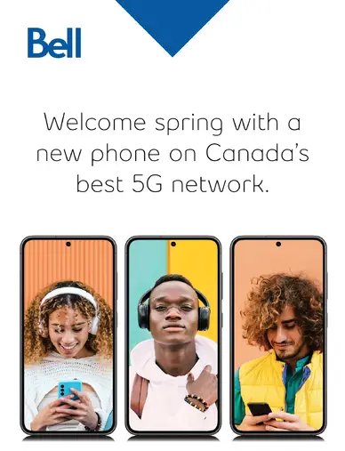 Bell Accueillez le printemps avec un nouveau téléphone