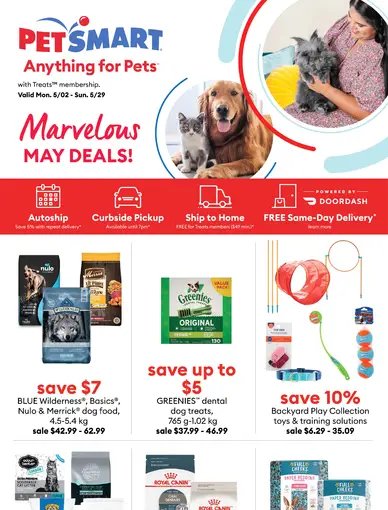 PetSmart Merveilleuses offres de mai!