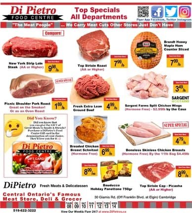 DiPietro's Fresh Meats Circulaire hebdomadaire