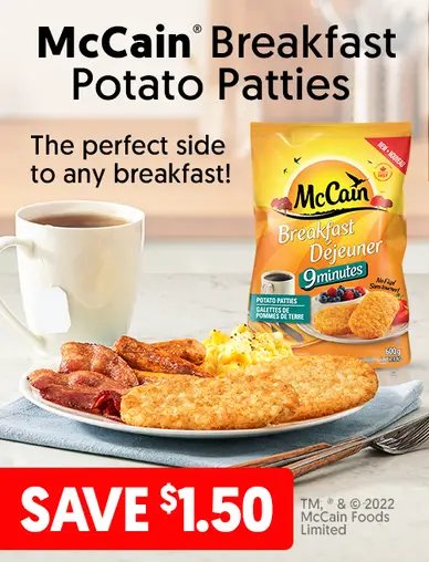 McCain The perfect side to any breakfast