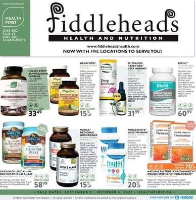 Fiddleheads Health & Nutrition September