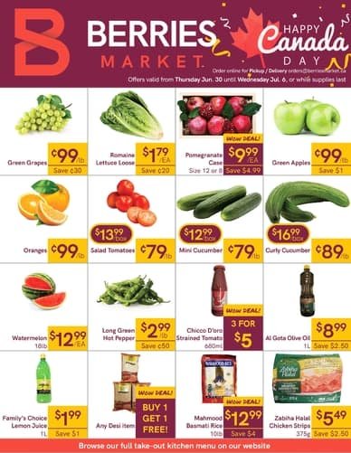 Berries Market Weekly Flyer