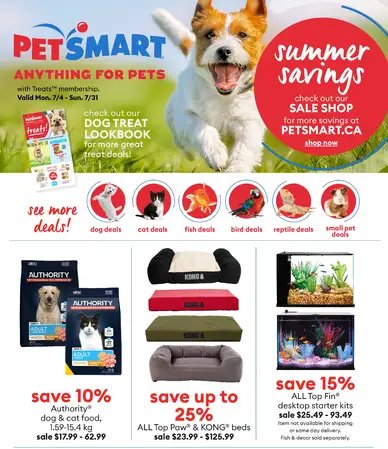 PetSmart Économies d'été