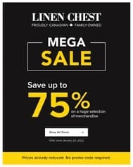 Linen Chest Mega Sale