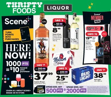 Thrifty Foods Liquor Weekly Flyer