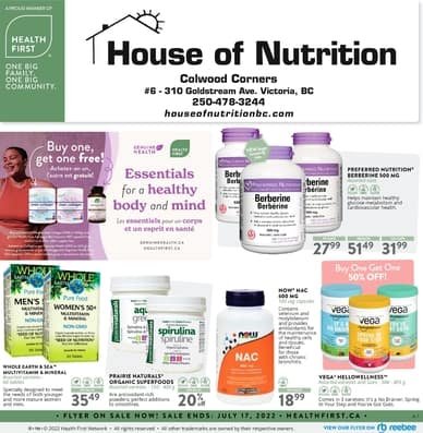 House of Nutrition July