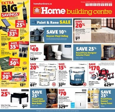 Home Building Centre Paint and Reno Sale